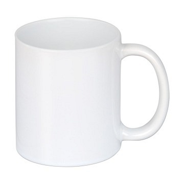plottiX - 11oz Standardtasse weiß für Sublimation - 1er Pack