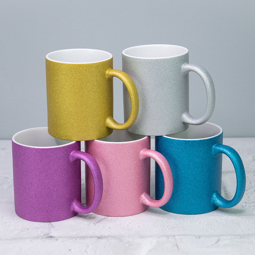 plottiX - 11oz Glitter-Tasse - Gruppe