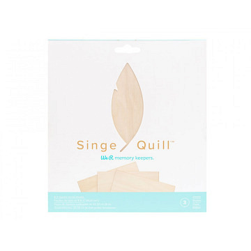 WR Singe Quill - Wood Veneer Sheets - 3 Sheets