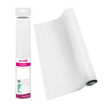 plottiX Transferfolie für Vinylfolie - Rolle - 31,5cm x 1m - Transparent