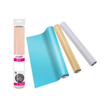 plottiX self-adhesive Vinyl Foil Metallic Matte - 30,5cm x 1m - Roll