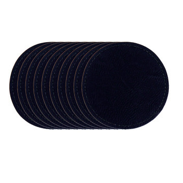 xTool Selbstklebender Kunstlederpatch - Rund - Gold Gravur..