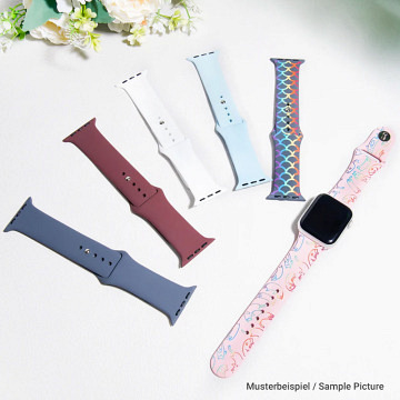 xTool Silikon Band passend für Apple Watch mit Regenbogen Gravureffekt (4 Stk.)