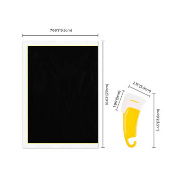 xTool Papier zur Lasergravur von transparenten Oberflächen..