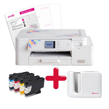 Brother SP1 Sublimationsdrucker + Sublimationspapier + Tassenpresse