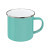 plottiX - 12oz Emaille Tasse - Mintgrün