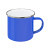 plottiX - 12oz Emaille Tasse - Hellblau